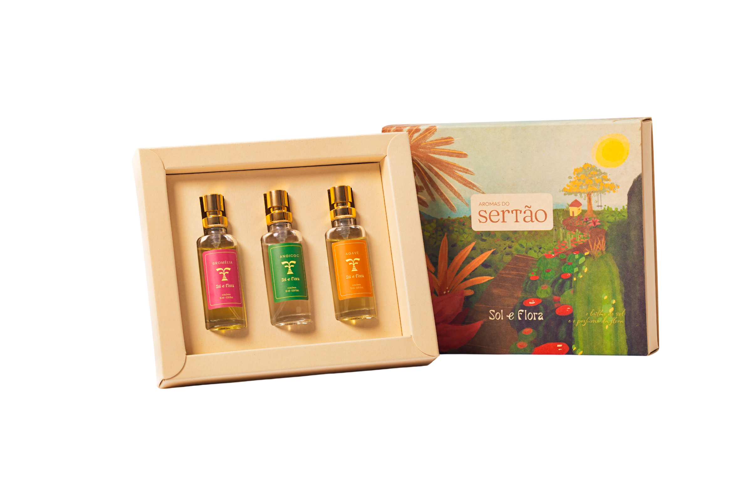 APENAS EMBALAGEM - KIT 3 MINIS